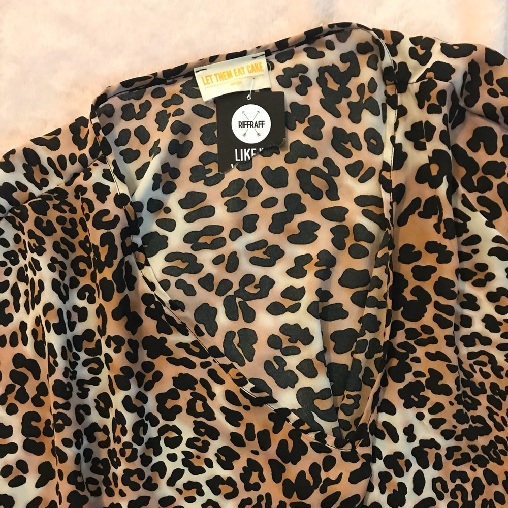 Let them eat cake cheetah bathing suit cover up